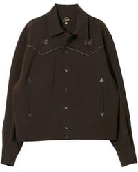 Needles - Butterfly-Embroidered Piped Jacket - Lyst