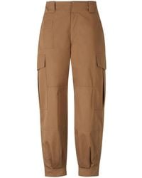 McQueen - Cotton Cargo Trousers - Lyst