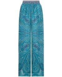 Pierre Louis Mascia - Tetris Paisley Elastic Palazzo Pants - Lyst