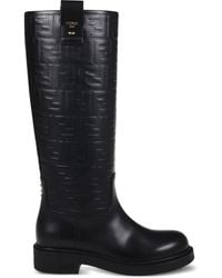 Fendi - Leather Boots - Lyst