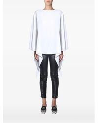 Alberta Ferretti - Asymmetric-Hem Blouse - Lyst