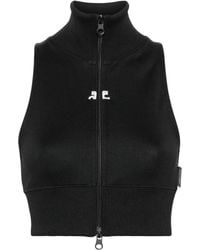 Courreges - Cropped Vest - Lyst