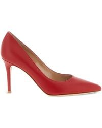 Gianvito Rossi - 85Mm Leather Heeled Pumps - Lyst