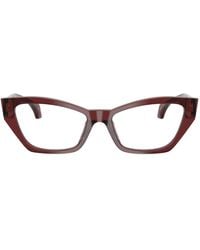 Versace - Cat-Eye Frame Glasses - Lyst