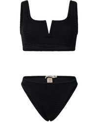 Paramidonna - Serena V-Neck Textured Bikini - Lyst