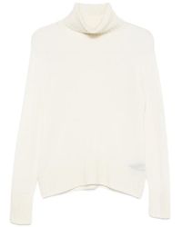 Aragona - Roll-Neck Ribbed-Trim Sweater - Lyst