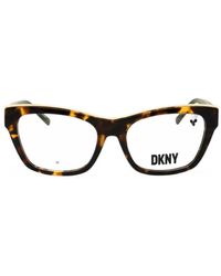DKNY - Tortoiseshell-Effect Cat-Eye Glasses - Lyst