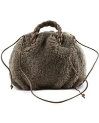 Hereu - Braided-Handle Tote Bag - Lyst