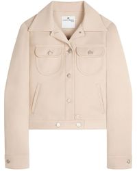 Courreges - Giacca Trucker Con Bottoni - Lyst