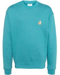 Maison Kitsuné - Speedy Sweater Met Vossenpatch - Lyst
