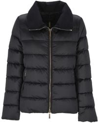 Moorer - Argentea Quilted High-Neck Jacket - Lyst