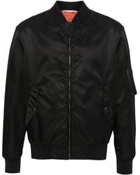 Valentino Garavani - Chaqueta bomber con bordado floral - Lyst