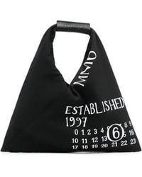 MM6 by Maison Martin Margiela - ナンバーモチーフ ハンドバッグ - Lyst