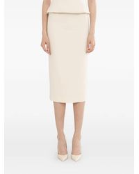 Nissa - High-Waisted Pencil Midi Skirt - Lyst