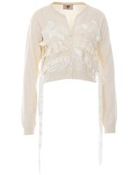 Aniye By - Angie V-Neck Cardigan - Lyst