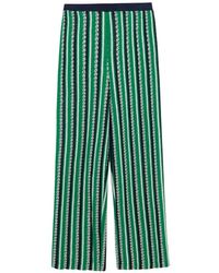 Jonathan Simkhai - Brenner Stripe Knit Trousers - Lyst