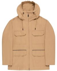 Montedoro - Chaqueta Con Capucha Y Ribete En Contraste - Lyst