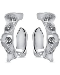 Oscar de la Renta - Oorbellen Verfraaid Met Kristallen - Lyst