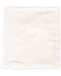 Elisabetta Franchi - Logo-Jacquard Frayed Scarf - Lyst