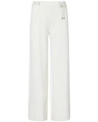 Liu Jo - Knit Trousers With Drawstrings - Lyst