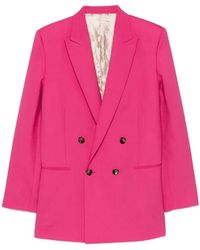 Alberta Ferretti - Chaqueta Con Doble Botonadura - Lyst
