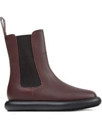 Camper - Onda Elastic-Panelled Platform Boots - Lyst