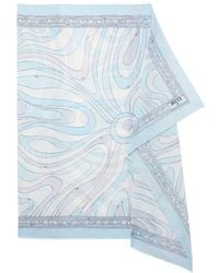 PUCCI - Marmo-Print Cotton Sarong - Lyst