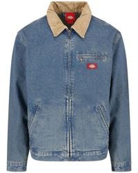 Dickies - Corduroy-Collar Denim Jacket - Lyst