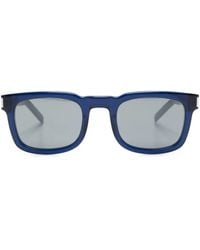 Saint Laurent - Sl 581 Square-Frame Sunglasses - Lyst
