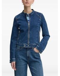 HUGO - Giacca Denim Con Design A Inserti - Lyst