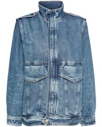 FRAME - Power Denim Jacket - Women's - Regenerative Cotton/recycled Cotton - Lyst