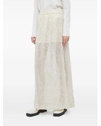Herskind - Sequin-Embellishment Maxi Skirt - Lyst