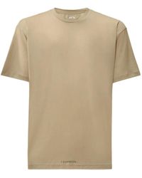 C.P. Company - No Gravity Jersey Lightweight And Compact Cotton Crewneck T-Shirt With Logo - Lyst