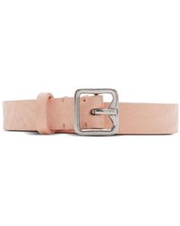 Burberry - B Buckle Leather Belt - Lyst