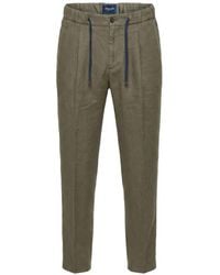 Drumohr - Drawstring-Waist Trousers - Lyst
