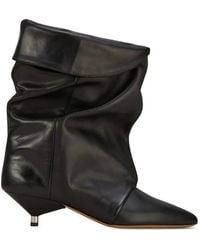 Isabel Marant - Bottines Edrik En Cuir Souple - Lyst