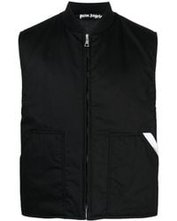 Palm Angels - Sartorial-tape Zip-up Gilet - Lyst