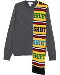 Comme des Garçons - Layered Wool Sweater - Lyst
