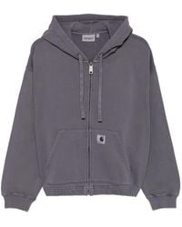 Carhartt - Logo-Patch Zip-Up Hoodie - Lyst
