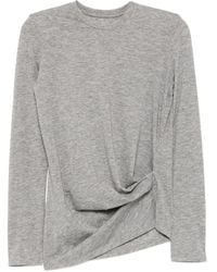 JNBY - Draped T-Shirt - Lyst