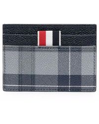Thom Browne - Tartan-Print Cardholder - Lyst