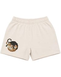 Melt - Graphic-Print Cotton Shorts - Lyst