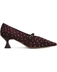 The Seller - Pointed-Toe Studded Heeled Pumps - Lyst