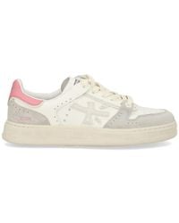 Premiata - Quinnd 8214 Perforated-Details Leather Sneakers - Lyst
