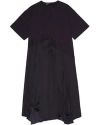 Bimba Y Lola - Lace-Detail Midi Dress - Lyst