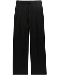 Another Tomorrow - Geplooide Broek Van Merinowol - Lyst