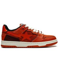 A Bathing Ape - Sneakers Mit Logo-Patch - Lyst
