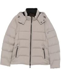 Moorer - Brett Hooded Quilted Jacket - Lyst