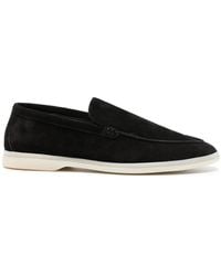 SCAROSSO - Ludovico Suede Loafers - Lyst