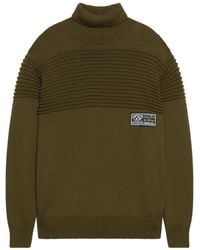 Gcds - Maglione A Coste Con Collo Alto - Lyst